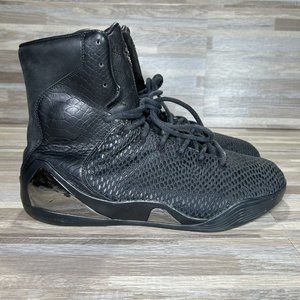 Nike Kobe 9 High KRM EXT Black Mamba Men’s US Size 13 Black Chrome 716993-001